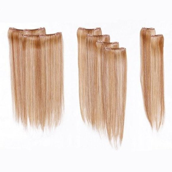 HAIRDO 8-PIECE 16" HAIR EXTENSIONS in R2 Ebony - Picture 3 of 3